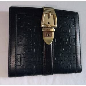 Gucci Leather Wallet With Belt Buckle Clasp Absolutely Beautiful